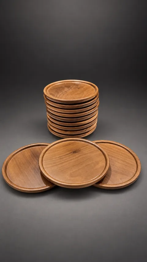Mesa y servir: piezas de madera DPINOS