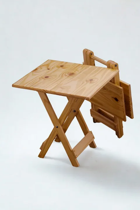 Mesita Plegable · Pino, otra vista